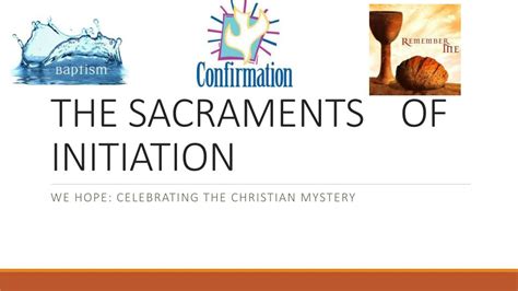 PPT - THE SACRAMENTS OF INITIATION PowerPoint Presentation, free download - ID:1922313