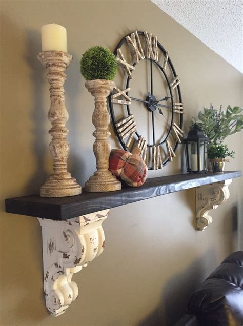 Corbels | Decor, Home entrance decor, Farmhouse shelves decor