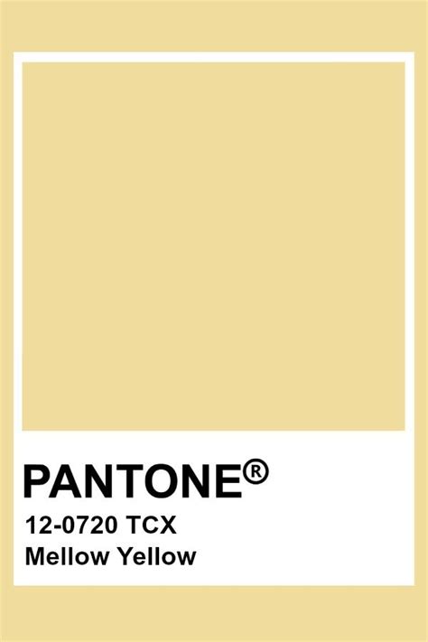 Pantone Mellow Yellow | Pantone colour palettes, Yellow pantone, Pantone color chart