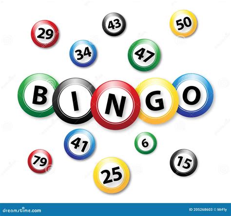 Bingo Balls on White Background, Vector Illustration Stock Vector ...