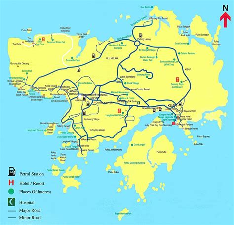 Langkawi Tourist Map - Langkawi • mappery