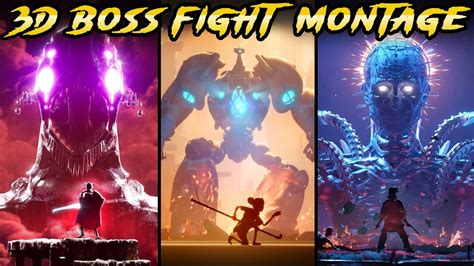 An Epic Montage of 100 Boss Fights by CG Artists