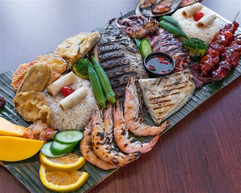 Free Grilled Seafood Platter Photo — High Res Pictures