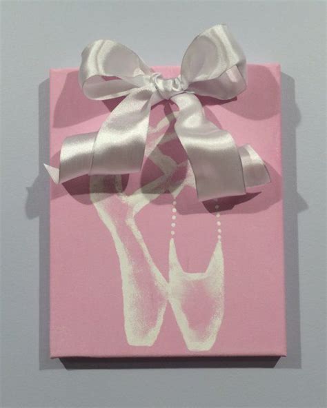 Ballet Art, Ballerina Art, Ballet Shoes Art, Canvas Art, Pink Girls ...