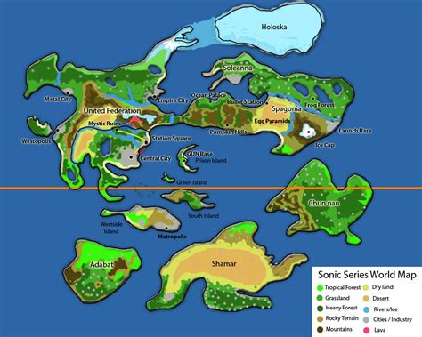 Sonic Series World Map - Sonic's World Concept