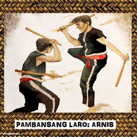 My Homeworks: Bagong Pambansang Laro: Arnis