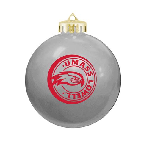 Yuletide Glass Ornament | UMass Lowell Bookstore