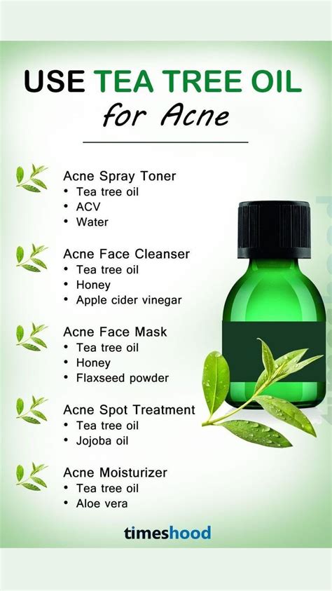 Use Tea Tree Oil For Acne..! | Tea tree oil for acne, Acne oil, Natural ...