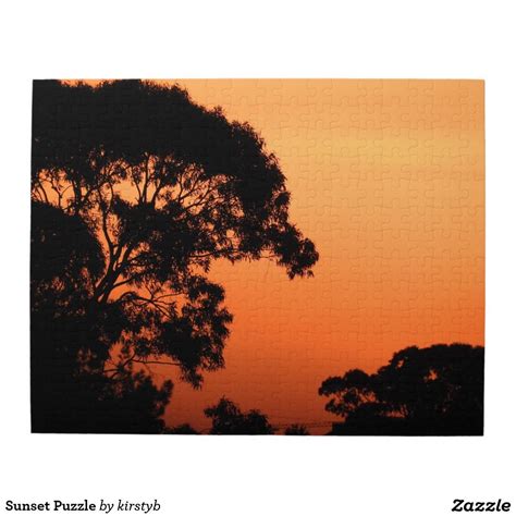 Sunset Puzzle | Zazzle.com.au | Sunset, Puzzle, Photo