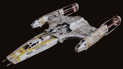 ArtStation - Resistance Y-Wing, Angelos Karderinis | Star wars ships ...