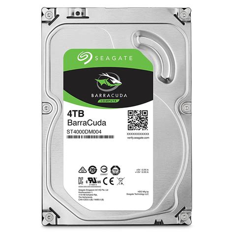 Seagate 4TB BarraCuda SATA Desktop Hard Drive - Pakistan