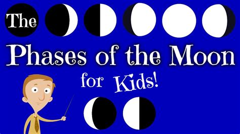 The Phases of the Moon for Kids - YouTube