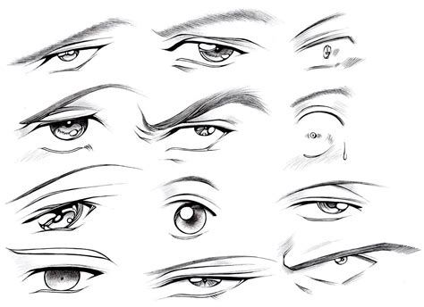 How To Draw Male Eyes Manga - Howto Techno