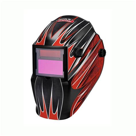 Lincoln Electric Red Fierce Variable-Shade Auto-Darkening Helmet-K3063-1 - The Home Depot