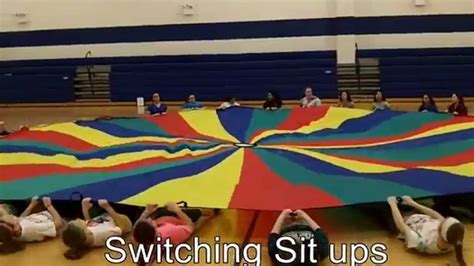 Kate Steele - Parachute Physical Education Lesson - YouTube