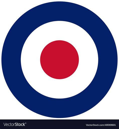 Raf roundel Royalty Free Vector Image - VectorStock