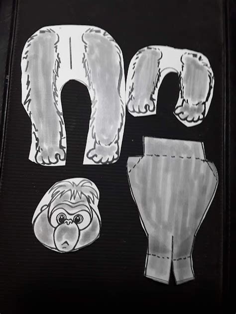 Free and Easy Crafts for Kids: Gorilla Craft and Activities