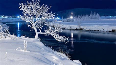 Frosty Riverside HD Desktop Background wallpaper free | Winter scenery, Winter pictures, Winter ...