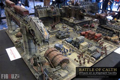 WARHAMMER FEST 2014 - L'incroyable table de jeu de la bataille de Calth par Forgeworld