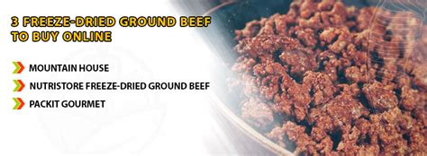 Top 3 Freeze-Dried Ground Beef To Buy Online | Freeze Dried Guide