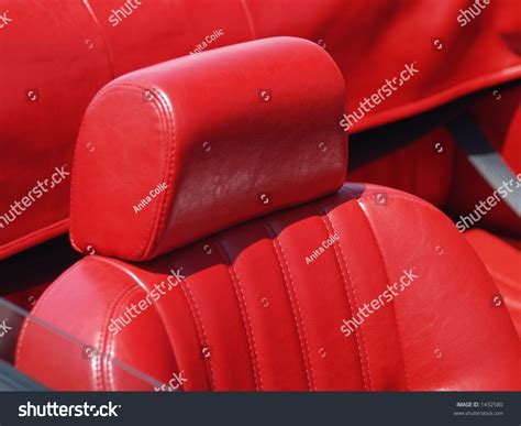 Red Car Interior Stock Photo 1432580 : Shutterstock