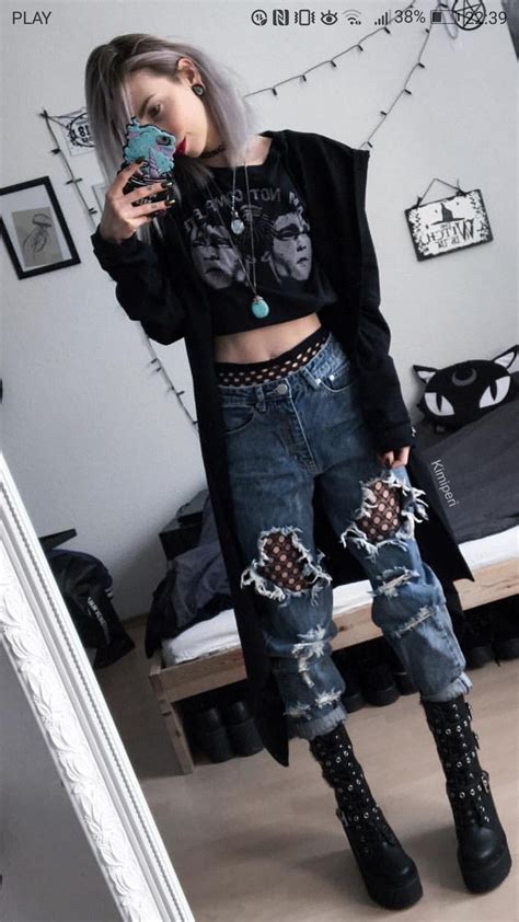 Tomboy Outfits, Goth Outfit, Casual Outfits, Fashion Outfits, Crazy ...