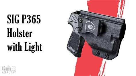 SIG P365 Holster with Light: Ultimate List – GunAnalyst