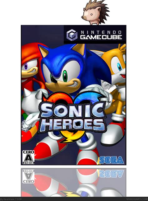 Sonic Heroes GameCube Box Art Cover by Gearblaze