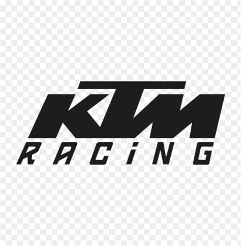 Ktm Racing Black Vector Logo Free - 465265 | TOPpng