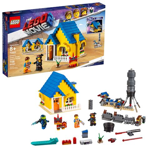 LEGO Movie Emmet's Dream House/Rescue Rocket! 70831 Rocket Building Set - Walmart.com - Walmart.com