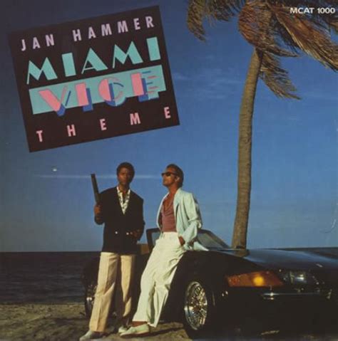 Jan Hammer Miami Vice Theme UK 12" vinyl single (12 inch record / Maxi-single) (93614)