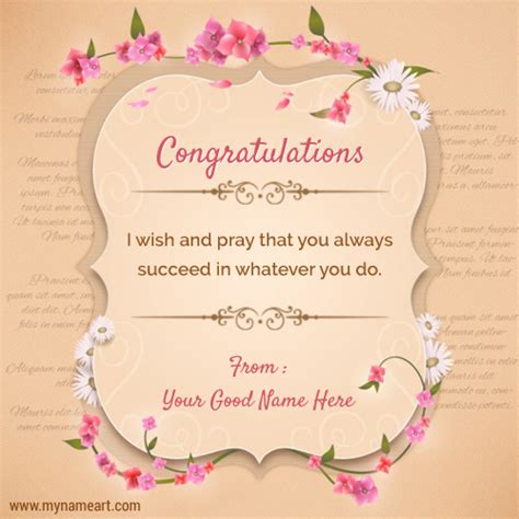 Make Wedding Congratulations Wishes Quotes Card