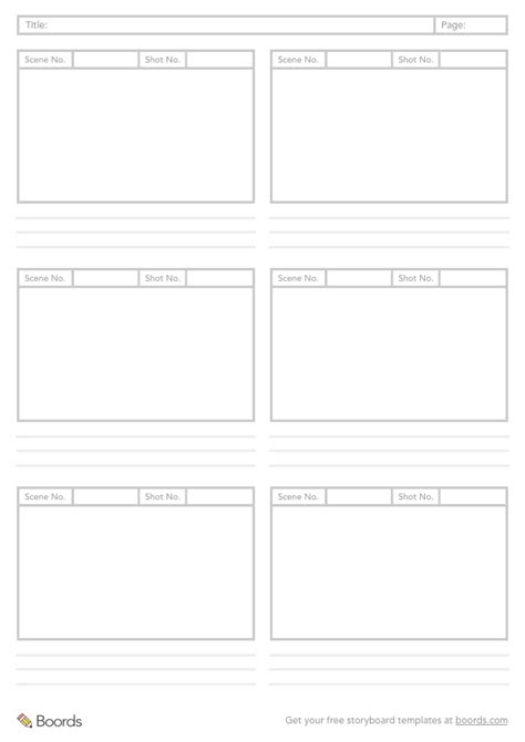 Storyboard Printable Template Free Printable Papercraft