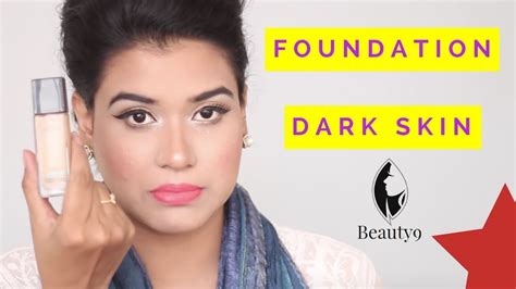 Which Colour Foundation Suits Dark Skin (Hindi) | Foundation for Dark Skin - YouTube