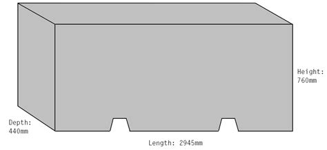 Standard Concrete Barriers | Buy or Hire | 24hr Delivery