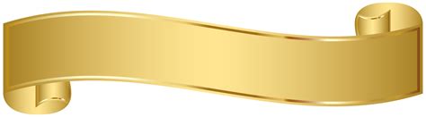 Gold Banner Clip Art PNG Image | Gallery Yopriceville - High-Quality Images and Transparent PNG ...