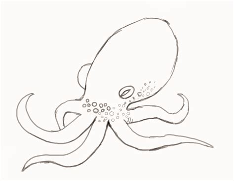 How To Draw an Octopus - EASY Drawing Tutorial!