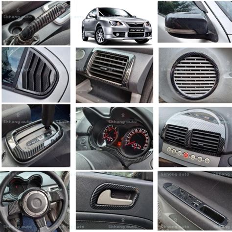 proton persona old 2008-2015 carbon fiber accessories exterior decoration car accessories ...