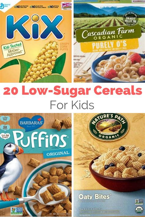 The 20 Best Healthy Cereals For Kids | Low sugar cereals, Healthy ...