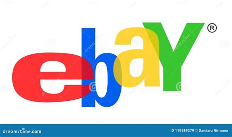 Ebay Store Logo Icon Design on White Background Editorial Stock Image - Illustration of ...