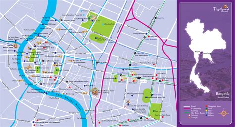 Bangkok Metro Map - ToursMaps.com