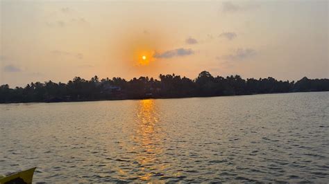 Sunset Cruise On Scenic Ashtamudi Lake Kollam, Kerala