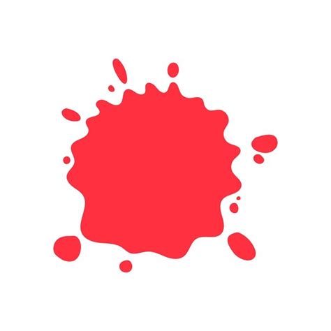 Premium Vector | Vector element splash in red colorful