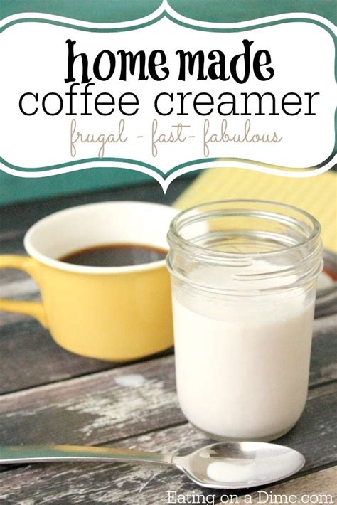 Homemade Coffee Creamer Recipe - Eating on a Dime