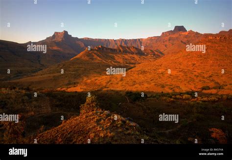 Landscape at Drakensberg Mountains, South Africa Stock Photo - Alamy