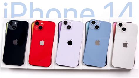 iPhone 14: All Colors Compared! (Blue, Purple, Red, Starlight & Midnight) - YouTube