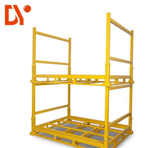 Fixing Frame Stackable Pallet Racks , Stackable Steel Pallets For Warehouse