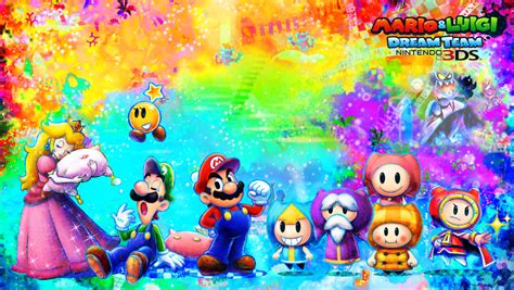 Mario and Luigi: Dream Team Wallpaper by RafaelMartins on DeviantArt