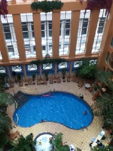 Looking up from the pool area - Picture of Hotel Palace Royal, Quebec City - TripAdvisor