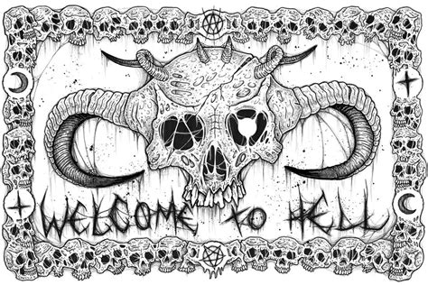 welcome to hell by ayillustrations on DeviantArt